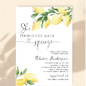 彼女は彼女のメイン絞りブライダルシャワーを見つけた 招待状