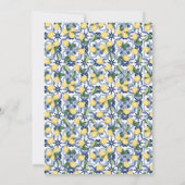 彼女は彼女のメイン絞りブライダルシャワー招待状を見つけた セーブザデート (裏面)