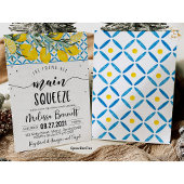 彼女は彼女のメイン絞りブライダルシャワー招待状を見つけた 招待状