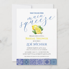 彼女は彼女のメイン絞りブライダルシャワー招待状を見つけた 招待状