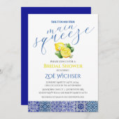 彼女は彼女のメイン絞りブライダルシャワー招待状を見つけた 招待状 (正面/裏面)