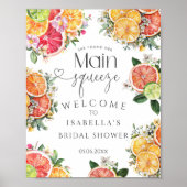 彼女は彼女のメイン絞りブライダルシャワー歓迎を見つけた ポスター (正面)