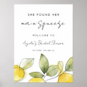 彼女は彼女のメイン絞りブライダルシャワー歓迎を見つけた ポスター (正面)