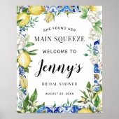 彼女は彼女のメイン絞りブライダルシャワー歓迎を見つけた ポスター (正面)