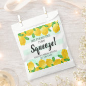 彼女は彼女のメイン絞りレモンブライダルシャワーを見つけた フェイバーバッグ (クリップ留めされた状態)