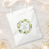 彼女は彼女のメイン絞りレモンブライダルシャワーを見つけた フェイバーバッグ (クリップ留めされた状態)