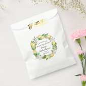 彼女は彼女のメイン絞りレモンブライダルシャワーを見つけた フェイバーバッグ (封をした状態)