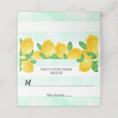 彼女は彼女のメイン絞りレモンブライダルシャワーを見つけた プレイスカード (外部開封)