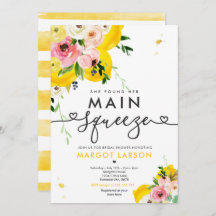 彼女は彼女のメイン絞りレモンブライダルシャワーを見つけた