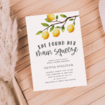 彼女は彼女のメイン絞りレモンブライダルシャワーを見つけた