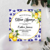 彼女は彼女のメイン絞りレモンブライダルシャワーを見つけた 招待状