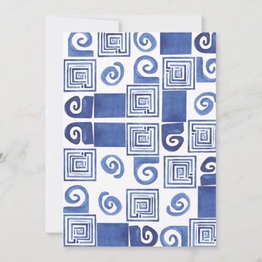 彼女は彼女のメイン絞りレモンブライダルシャワーを見つけた 招待状 (裏面)