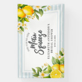 彼女は彼女のメイン絞りレモンブライダルシャワーを見つけた 横断幕 (縦)