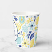 彼女は彼女のメイン絞りレモンブライダルシャワーを見つけた 紙コップ (左)