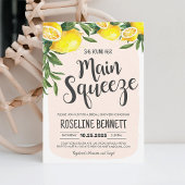 彼女は彼女のメイン絞りレモンブライダルシャワーInvを見つけた 招待状