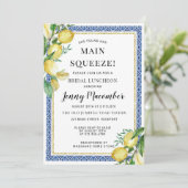 彼女は彼女のメイン絞りレモンブライダル昼食会を見つけた 招待状 (スタンド正面)