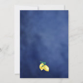 彼女は彼女のメイン絞りレモンBOHO SUMMER Inviteを見つけた 招待状 (裏面)