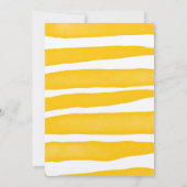 彼女は彼女のメイン絞りレモンBOHO SUMMER Inviteを見つけた 招待状 (裏面)