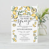 彼女は彼女のメイン絞りレモンBOHO SUMMER Inviteを見つけた 招待状 (スタンド正面)