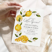 彼女は彼女のメイン絞り柑橘系のフローラブライダル 招待状