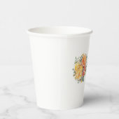 彼女は彼女のメイン絞り柑橘系のブライダルシャワーを見つけた 紙コップ (右)