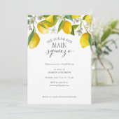 彼女は彼女のメイン絞り、レモンベビーシャワーを見つけた 招待状 (スタンド正面)