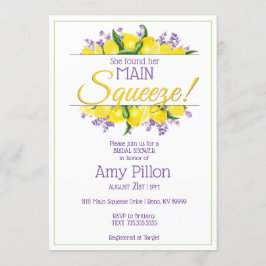 彼女は彼女の主なスクイーズを見つけた – ブライダルシャワー 招待状