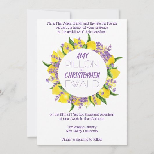 彼女は彼女の主なスクイーズを見つけた – 結婚式の招待 招待状 (正面)