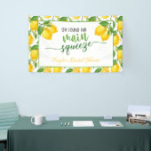 彼女は彼女の主なスクイーズブライダルシャワーバナーを見つけた 横断幕 (トレードショー)