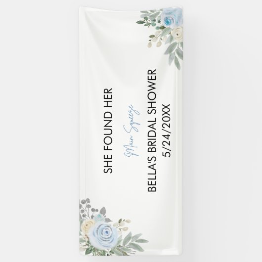 彼女は彼女の主なスクイーズブライダルシャワーバナーを見つけた 横断幕 (縦)