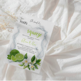 彼女は彼女の主な圧迫を見つけた | シトラスブライダルシャワー 招待状