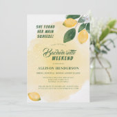 彼女は彼女の主な絞りバチェロレッテ週末を見つけた 招待状 (スタンド正面)