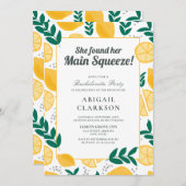 彼女は彼女の主な絞りバチェロレッテInviを見つけた 招待状 (正面/裏面)