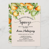 彼女は彼女の主な絞りブライダルシャワーを見つけたカスタム 招待状 (正面/裏面)