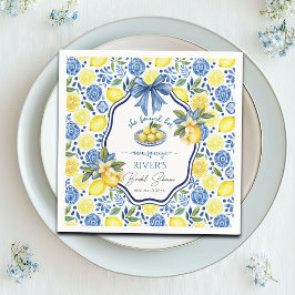 彼女は彼女の主な絞りブライダルシャワーを見つけた スタンダードカクテルナプキン