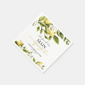 彼女は彼女の主な絞りブライダルシャワーを見つけた スタンダードカクテルナプキン (角)