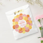 彼女は彼女の主な絞りブライダルシャワーを見つけた フェイバーバッグ (封をした状態)