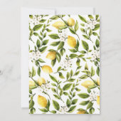 彼女は彼女の主な絞りブライダルシャワーを見つけた 招待状 (裏面)