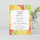 彼女は彼女の主な絞りブライダルシャワーを見つけた 招待状 (スタンド正面)