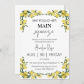 彼女は彼女の主な絞りブライダルシャワーを見つけた 招待状 (正面/裏面)