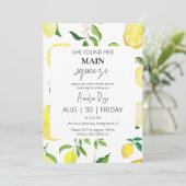 彼女は彼女の主な絞りブライダルシャワーを見つけた 招待状 (スタンド正面)