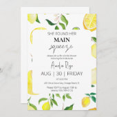 彼女は彼女の主な絞りブライダルシャワーを見つけた 招待状 (正面/裏面)