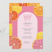 彼女は彼女の主な絞りブライダルシャワーを見つけた 招待状 (正面/裏面)