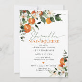 彼女は彼女の主な絞りブライダルシャワーを見つけた 招待状 (正面)