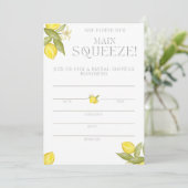 彼女は彼女の主な絞りブライダルシャワーを見つけた 招待状 (スタンド正面)