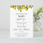 彼女は彼女の主な絞りブライダルシャワーを見つけた 招待状 (スタンド正面)