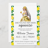 彼女は彼女の主な絞りブライダルシャワーを見つけた 招待状 (正面/裏面)