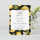 彼女は彼女の主な絞りブライダルシャワーを見つけた 招待状 (スタンド正面)