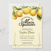 彼女は彼女の主な絞りブライダルシャワーを見つけた 招待状 (正面)