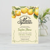 彼女は彼女の主な絞りブライダルシャワーを見つけた 招待状 (スタンド正面)